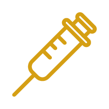 Vaccinations Icon Yellow